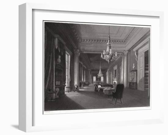 Athenaeum Drawing Room-W. Taylor-Framed Art Print