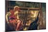 Athene and Arachne-Jacopo Robusti Tintoretto-Mounted Giclee Print