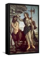 Athene and the Centaur, 1482-1483-Sandro Botticelli-Framed Stretched Canvas