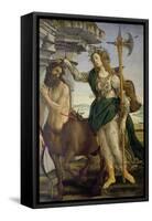 Athene and the Centaur-Sandro Botticelli-Framed Stretched Canvas