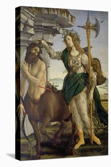 Athene and the Centaur-Sandro Botticelli-Stretched Canvas