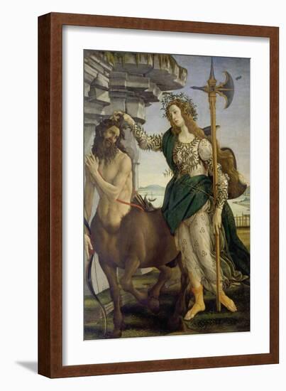 Athene and the Centaur-Sandro Botticelli-Framed Giclee Print