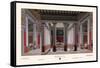 Athenian Dwelling-Racinet-Framed Stretched Canvas