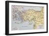 Athenian Empire Old Map-marzolino-Framed Premium Giclee Print