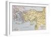 Athenian Empire Old Map-marzolino-Framed Art Print