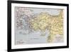 Athenian Empire Old Map-marzolino-Framed Art Print