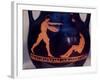 Athenian Red-Figure Pelike or Amphora Depicting a Games Scene, Greek, 450-400 BC (Pottery)-null-Framed Giclee Print