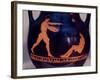 Athenian Red-Figure Pelike or Amphora Depicting a Games Scene, Greek, 450-400 BC (Pottery)-null-Framed Giclee Print