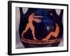 Athenian Red-Figure Pelike or Amphora Depicting a Games Scene, Greek, 450-400 BC (Pottery)-null-Framed Giclee Print