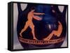 Athenian Red-Figure Pelike or Amphora Depicting a Games Scene, Greek, 450-400 BC (Pottery)-null-Framed Stretched Canvas