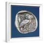 Athenian Tetradrachma Depicting the Owl of Athens-Greek-Framed Giclee Print