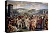 Athenians Abandoning Athens on Word of Themistocles, Athens, 1796-1798-Luigi Ademollo-Stretched Canvas