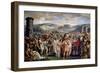 Athenians Abandoning Athens on Word of Themistocles, Athens, 1796-1798-Luigi Ademollo-Framed Giclee Print