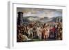 Athenians Abandoning Athens on Word of Themistocles, Athens, 1796-1798-Luigi Ademollo-Framed Giclee Print