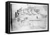 Athens, 1791 (Pen and Ink Drawing)-French-Framed Stretched Canvas