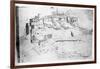 Athens, 1791 (Pen and Ink Drawing)-French-Framed Giclee Print