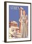 Athens 50's Fashion Tour I-null-Framed Art Print