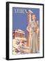 Athens 50's Fashion Tour I-null-Framed Art Print