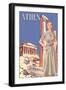 Athens 50's Fashion Tour I-null-Framed Art Print