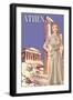 Athens 50's Fashion Tour I-null-Framed Art Print