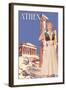 Athens 50's Fashion Tour II-null-Framed Art Print