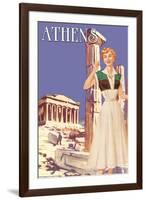 Athens 50's Fashion Tour II-null-Framed Art Print