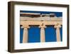 Athens, Attica, Greece. Ionic capitals on columns of the Erechtheion on the Acropolis. The Acrop...-null-Framed Photographic Print