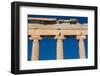 Athens, Attica, Greece. Ionic capitals on columns of the Erechtheion on the Acropolis. The Acrop...-null-Framed Photographic Print