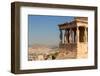 Athens, Attica, Greece. Porch of the Caryatids on the south end of the Erechtheion on the Acropo...-null-Framed Photographic Print