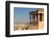 Athens, Attica, Greece. Porch of the Caryatids on the south end of the Erechtheion on the Acropo...-null-Framed Photographic Print