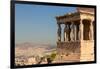 Athens, Attica, Greece. Porch of the Caryatids on the south end of the Erechtheion on the Acropo...-null-Framed Photographic Print