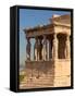 Athens, Attica, Greece. Porch of the Caryatids on the south end of the Erechtheion on the Acropo...-null-Framed Stretched Canvas