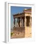 Athens, Attica, Greece. Porch of the Caryatids on the south end of the Erechtheion on the Acropo...-null-Framed Photographic Print