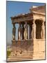 Athens, Attica, Greece. Porch of the Caryatids on the south end of the Erechtheion on the Acropo...-null-Mounted Photographic Print