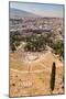 Athens, Attica, Greece. Theatre of Dionysos, seen from the Acropolis. The theatre is considered...-null-Mounted Photographic Print