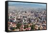 Athens, Attica, Greece. View over Athens from the Acropolis.-null-Framed Stretched Canvas