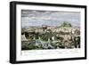 Athens from the East, in the Time of Hadrian-null-Framed Giclee Print