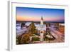 Athens, Georgia, USA Downtown at Sunset.-SeanPavonePhoto-Framed Photographic Print