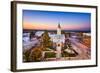 Athens, Georgia, USA Downtown at Sunset.-SeanPavonePhoto-Framed Photographic Print