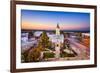 Athens, Georgia, USA Downtown at Sunset.-SeanPavonePhoto-Framed Photographic Print