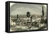 Athens Greece 1851-null-Framed Stretched Canvas