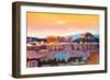 Athens Greece Acropolis At Sunset-Markus Bleichner-Framed Premium Giclee Print