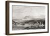 Athens, Greece, from a 19th Century Engraving. from the Imperial Bible Dictionary, Published 1889-null-Framed Giclee Print