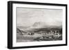 Athens, Greece, from a 19th Century Engraving. from the Imperial Bible Dictionary, Published 1889-null-Framed Giclee Print