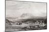 Athens, Greece, from a 19th Century Engraving. from the Imperial Bible Dictionary, Published 1889-null-Mounted Giclee Print