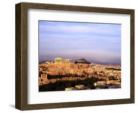 Athens, Greece, View of the City with Acropolis-Bill Bachmann-Framed Photographic Print