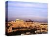 Athens, Greece, View of the City with Acropolis-Bill Bachmann-Stretched Canvas