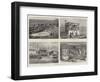 Athens Illustrated-null-Framed Giclee Print