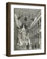 Athens. Reconstruction of the Parthenon. Cella Where the Statue of the Goddess Parthenos Was Locate-Tarker-Framed Giclee Print