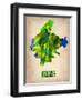 Athens Watercolor Poster-NaxArt-Framed Art Print